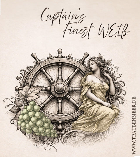 Captain´s Finest WEISS halbtrocken 2025