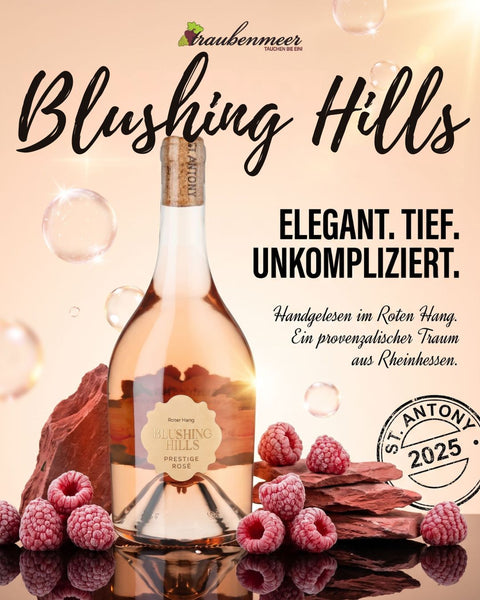 Blushing Hills 2025 Rosé Prestige Roter Hang trocken von St. Antony (Rheinhessen)